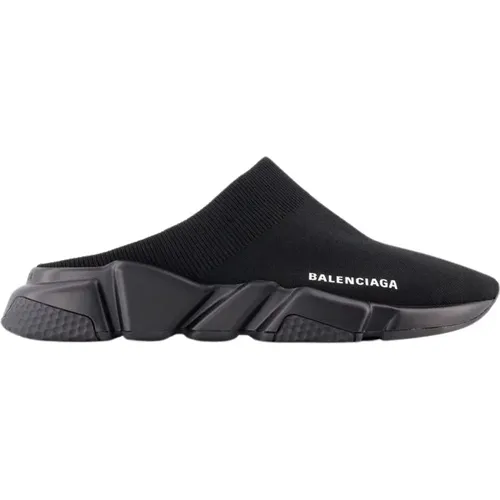 Schwarze Speed Mule Sneakers , Damen, Größe: 38 EU - Balenciaga - Modalova
