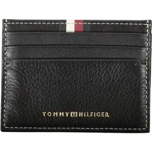 Leather Wallet , male, Sizes: ONE SIZE - Tommy Hilfiger - Modalova