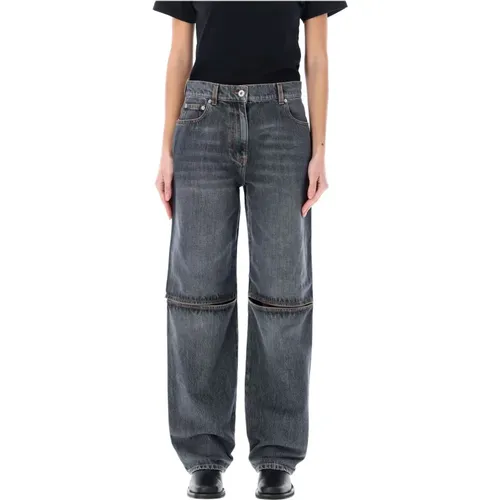 Bootcut Jeans mit Knieausschnitten , Damen, Größe: XS - JW Anderson - Modalova