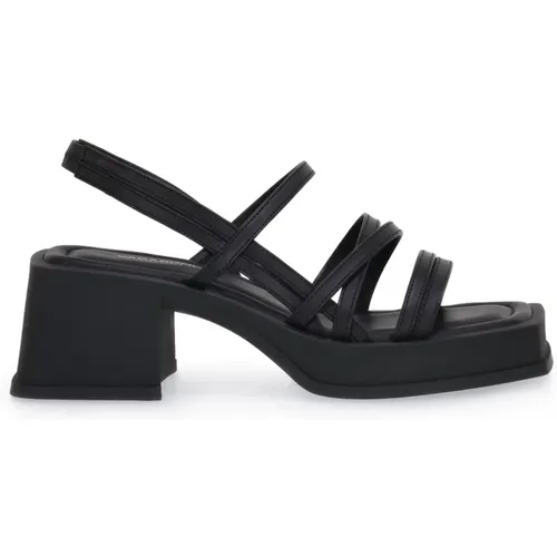 Schwarze Hennie High Heel Sandalen , Damen, Größe: 40 EU - Vagabond Shoemakers - Modalova