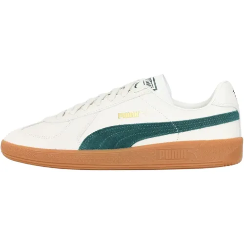 Army Trainer Weiße Sneakers Unisex , Damen, Größe: 44 EU - Puma - Modalova