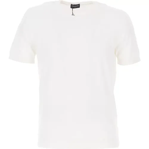 T-Shirt , male, Sizes: 2XL, XL, L, M - Drumohr - Modalova