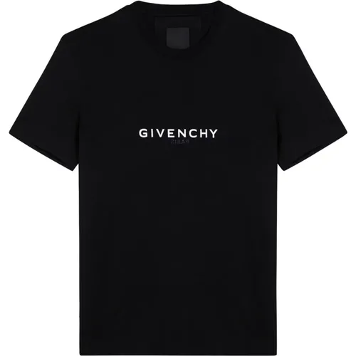 Kurzarm Rundhals T-Shirt , Herren, Größe: S - Givenchy - Modalova