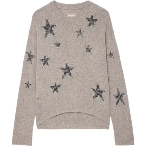 Sterne Tweed Pullover - Latte - Zadig & Voltaire - Modalova