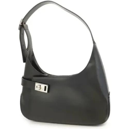 Pre-owned Leather shoulder-bags , female, Sizes: ONE SIZE - Salvatore Ferragamo Pre-owned - Modalova