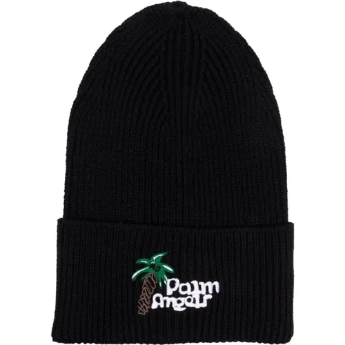 Sketchy Palm Tree Logo Beanie - Palm Angels - Modalova