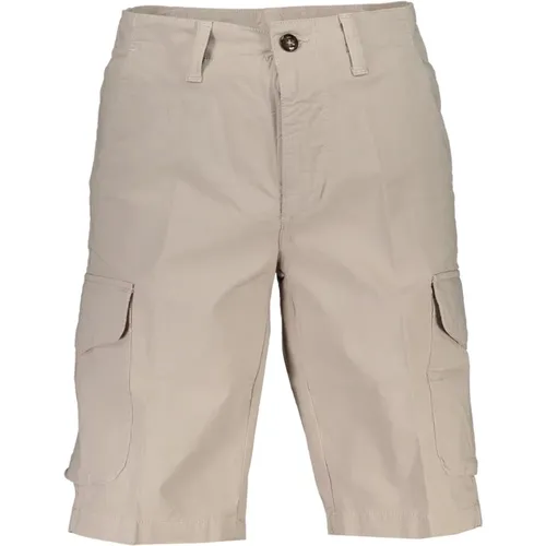 Bermuda Shorts Regular Fit Cotton , Herren, Größe: W32 - North Sails - Modalova