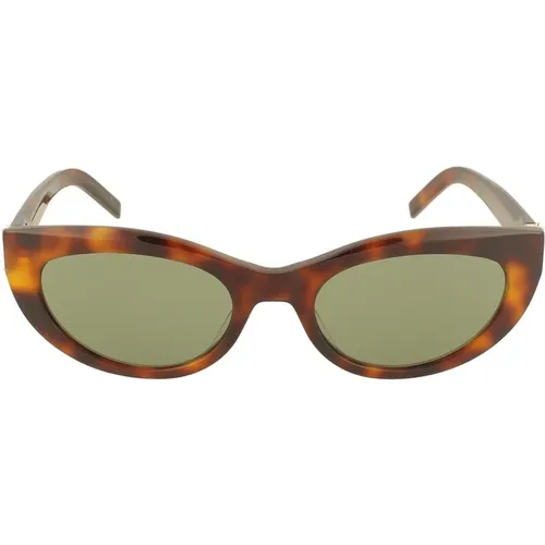 Cat Eye Sunglasses - Glamorous and Durable , female, Sizes: 54 MM - Saint Laurent - Modalova