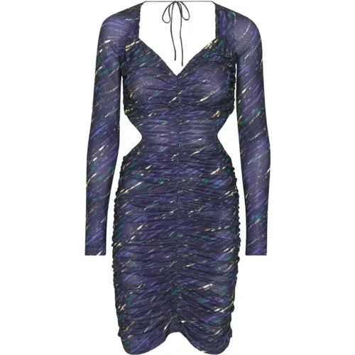Printed mesh dress , female, Sizes: M, L - Rotate Birger Christensen - Modalova