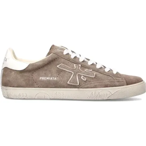 Elevated White Leather Sneakers , male, Sizes: 7 UK - Premiata - Modalova