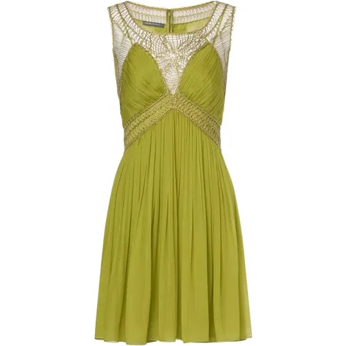 Women`s Clothing Dress Verde Oliva Ss23 , female, Sizes: M, S - alberta ferretti - Modalova