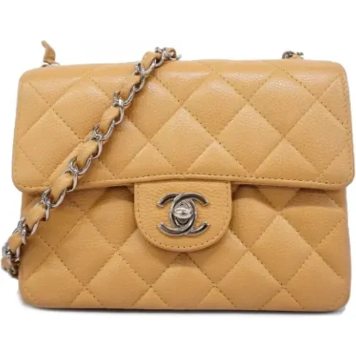 Pre-owned Leather chanel-bags , female, Sizes: ONE SIZE - Chanel Vintage - Modalova