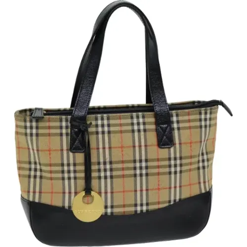 Pre-owned Canvas totes , female, Sizes: ONE SIZE - Burberry Vintage - Modalova