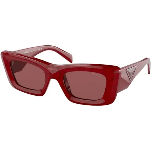 Zs Sonnenbrille , Damen, Größe: 50 MM - Prada - Modalova