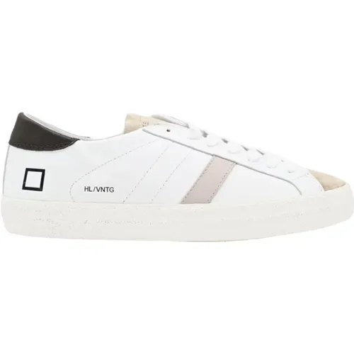 Vintage Calf Sneakers , Herren, Größe: 44 EU - D.A.T.E. - Modalova