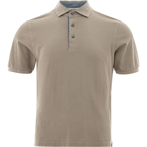 Pique Polo Shirt , male, Sizes: L - Gran Sasso - Modalova
