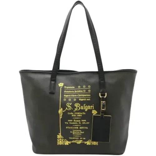 Pre-owned Canvas totes , female, Sizes: ONE SIZE - Bvlgari Vintage - Modalova