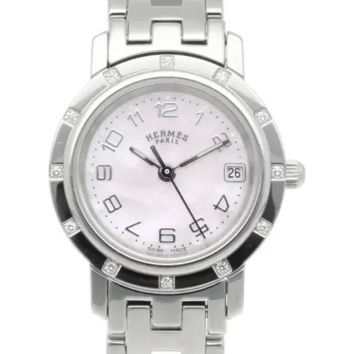 Pre-owned Stainless Steel watches , female, Sizes: ONE SIZE - Hermès Vintage - Modalova