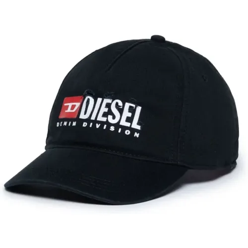 Schwarze Hüte für Männer , Herren, Größe: L - Diesel - Modalova