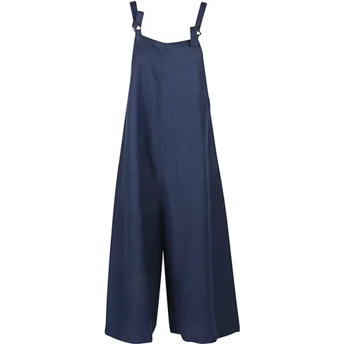 Linen Jumpsuit , female, Sizes: S - Sarahwear - Modalova