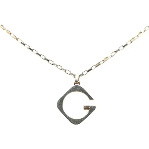 Pre-owned Metal necklaces , female, Sizes: ONE SIZE - Gucci Vintage - Modalova