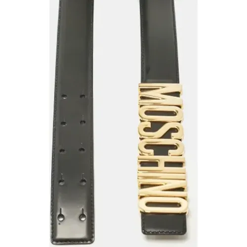 Pre-owned Leather belts , female, Sizes: ONE SIZE - Moschino Pre-Owned - Modalova