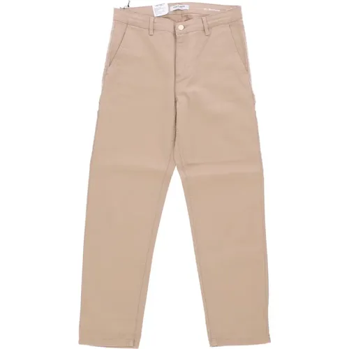 Braune Lange Hosen Damen Stylische Chinos - Carhartt WIP - Modalova