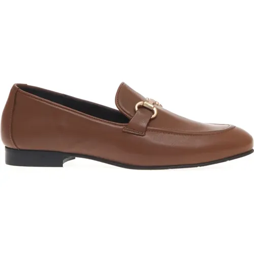 Leather Loafer with Buckle , female, Sizes: 6 UK, 4 UK, 3 UK - Poesie Veneziane - Modalova