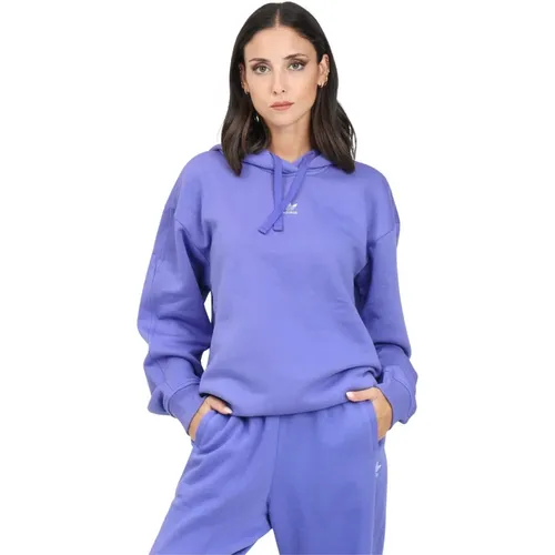 Lila Essentials Fleece Hoodie Damen , Damen, Größe: L - adidas Originals - Modalova