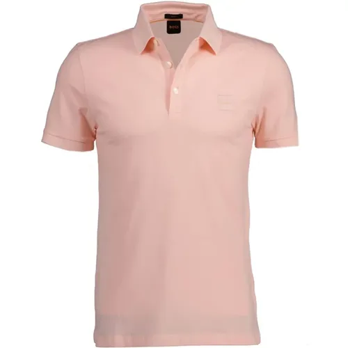 Light Summer Polo Shirt , male, Sizes: XL, 3XL, L, S, M - Boss Orange - Modalova