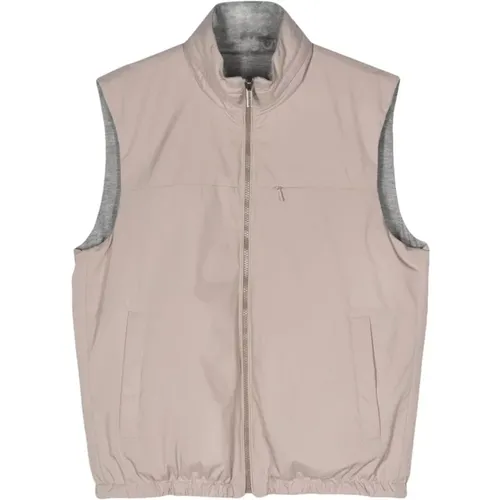 Reversible Jersey Gilet Vest , male, Sizes: XL, 3XL, 2XL - PESERICO - Modalova