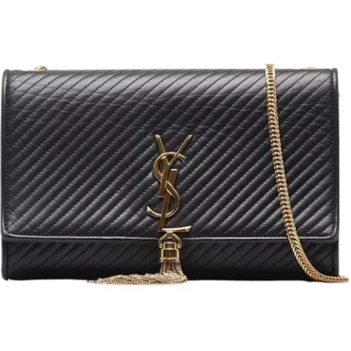 Pre-owned Leather shoulder-bags , female, Sizes: ONE SIZE - Yves Saint Laurent Vintage - Modalova