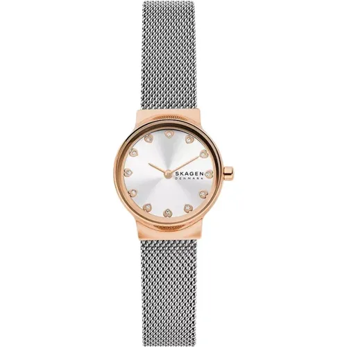 Freja Lille Stainless Steel Watch , female, Sizes: ONE SIZE - skagen - Modalova