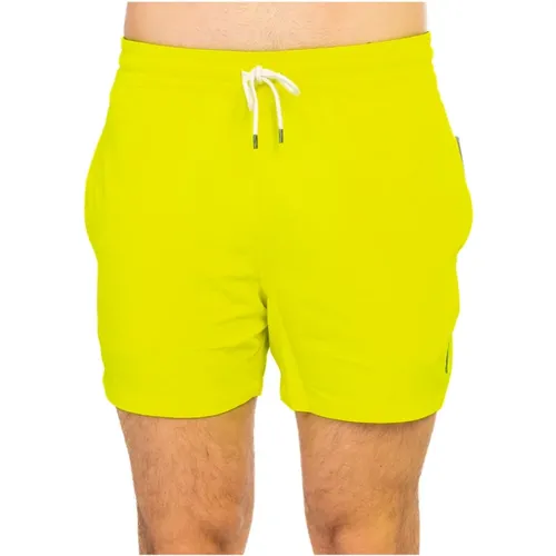 Sicher Gelbe Strandbekleidung - Boxer Mare , Herren, Größe: L - Polo Ralph Lauren - Modalova