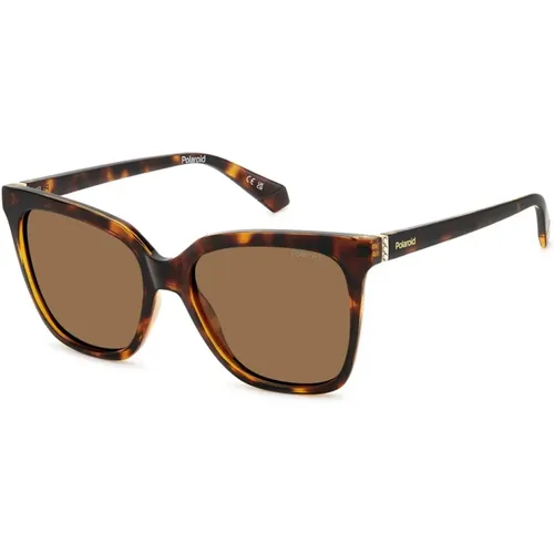 Square Sunglasses with Polarized Lenses , female, Sizes: 55 MM - Polaroid - Modalova