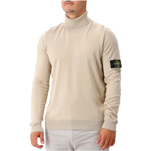 Gerippter Rollkragenpullover - Stone Island - Modalova