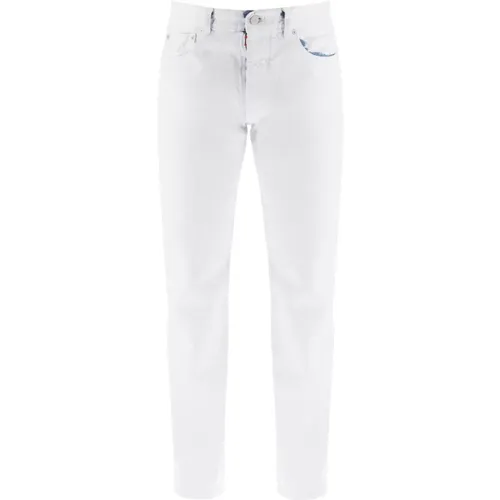 Jeans aus beschichtetem Denim mit geradem Schnitt - Maison Margiela - Modalova