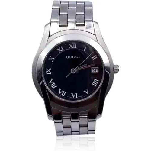 Pre-owned Stainless Steel watches , female, Sizes: ONE SIZE - Gucci Vintage - Modalova