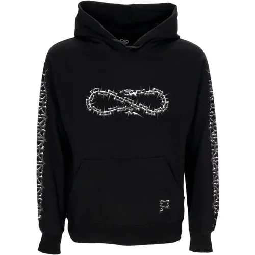 Schwarzer leichter Hoodie mit Schlangenlogo , Herren, Größe: S - Propaganda - Modalova