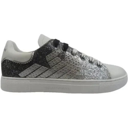 Weiße Sneakers für einen stylischen Look , Damen, Größe: 36 EU - Emporio Armani - Modalova