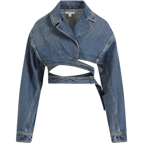 Vintage Denim Jacket , female, Sizes: M - Alaïa - Modalova