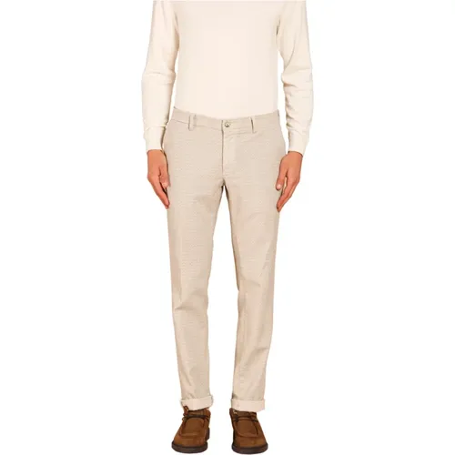 Herren Chino Hose mit Mikromuster , Herren, Größe: 3XL - Mason's - Modalova