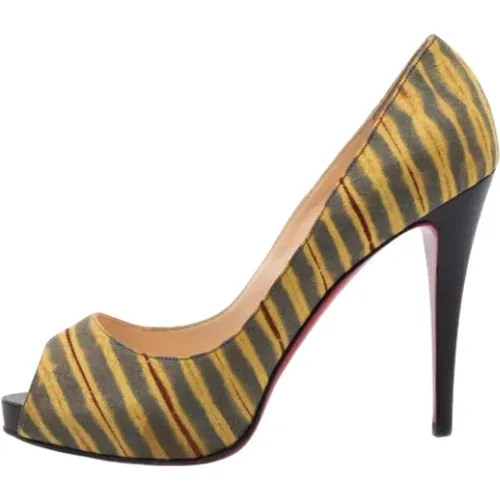 Pre-owned Canvas heels , female, Sizes: 8 UK - Christian Louboutin Pre-owned - Modalova