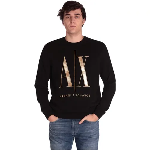 Sweatshirts , male, Sizes: 2XL, M, XL, L - Armani Exchange - Modalova