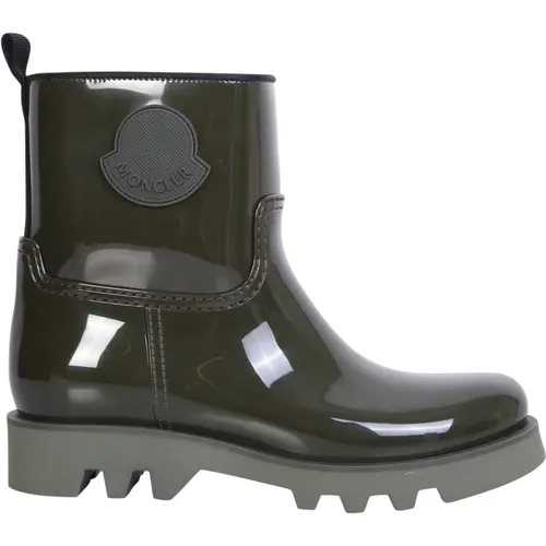 Ginette Rain Boots, Slip-on Chunky Rubber Sole , female, Sizes: 7 UK - Moncler - Modalova