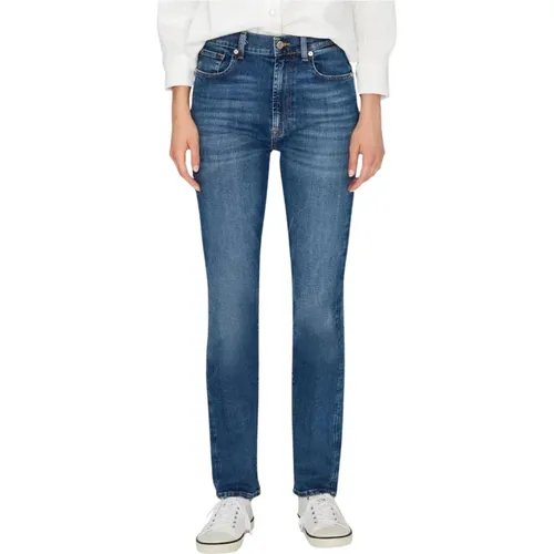 Slim-fit Jeans , Damen, Größe: W25 - 7 For All Mankind - Modalova