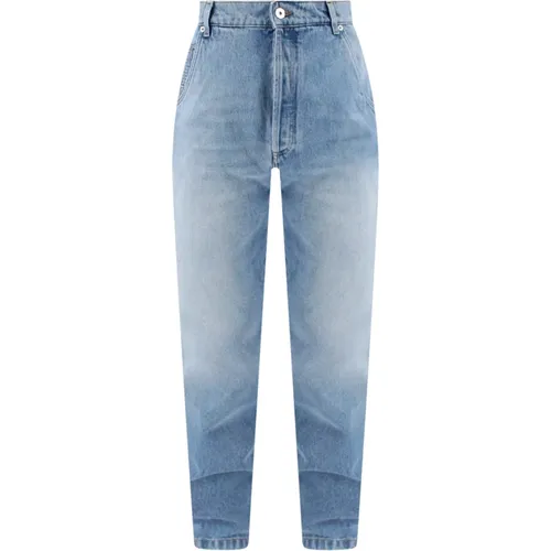 Slim-Fit Cotton Jeans Ss23 , male, Sizes: W34 - Balmain - Modalova
