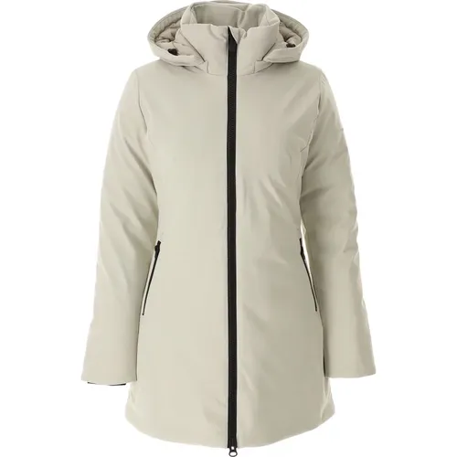 Cream Coats for All Weather , female, Sizes: L - Save The Duck - Modalova