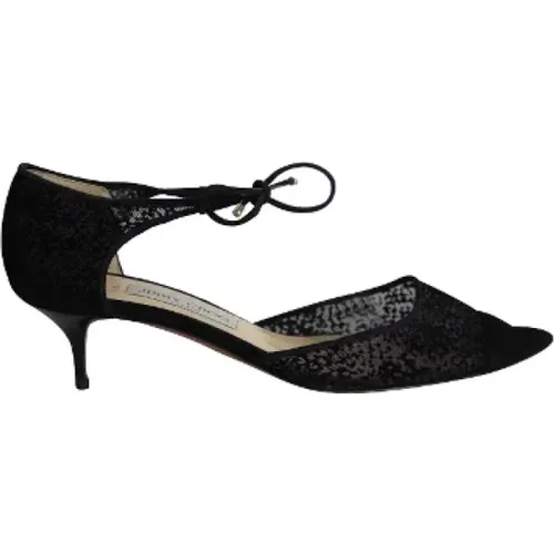 Pre-owned Fabric heels , female, Sizes: 5 1/2 UK - Jimmy Choo Pre-owned - Modalova