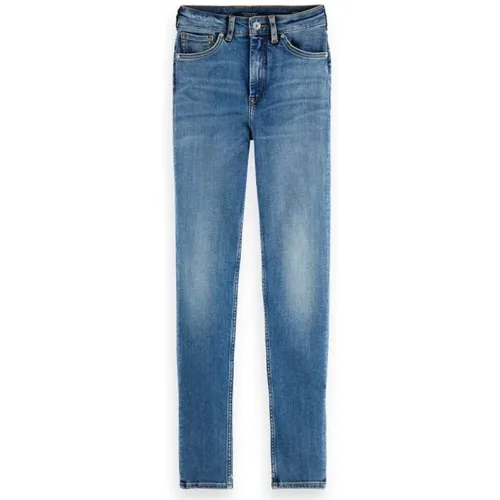 High Rise Denim Jeans , female, Sizes: W27 - Scotch & Soda - Modalova